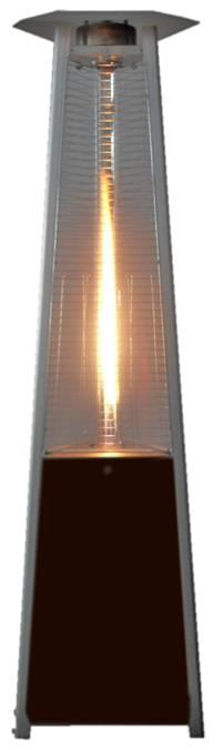 Commercial Bronze Glass Tube Patio Heater