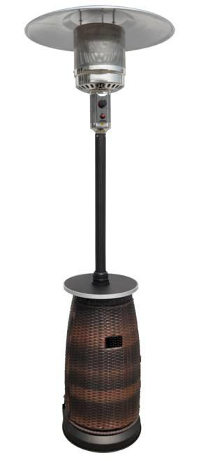 Hlds01-whdk Tall Wicker Patio Heater With Table