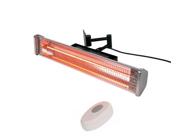 Wall Mounted Electric Patio Heater With Remote