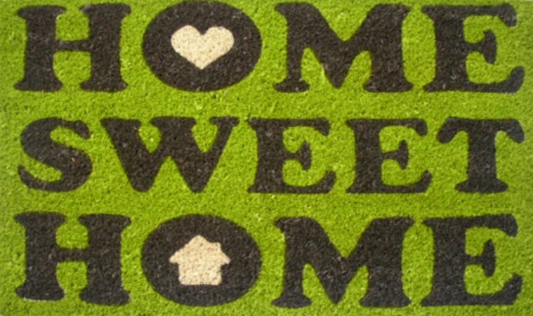 Home & More 12014 17" Home Sweet Home Floor Mat - 100% Coir And Vinyl