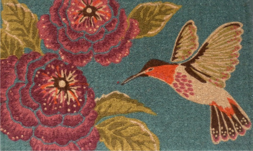 12026 Hummingbird Delight Doormat