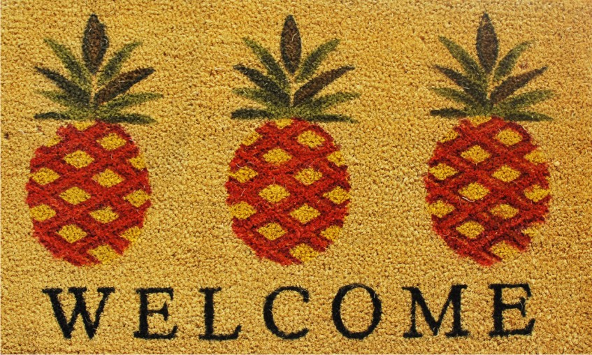 12035 Pineapple Welcome Doormat