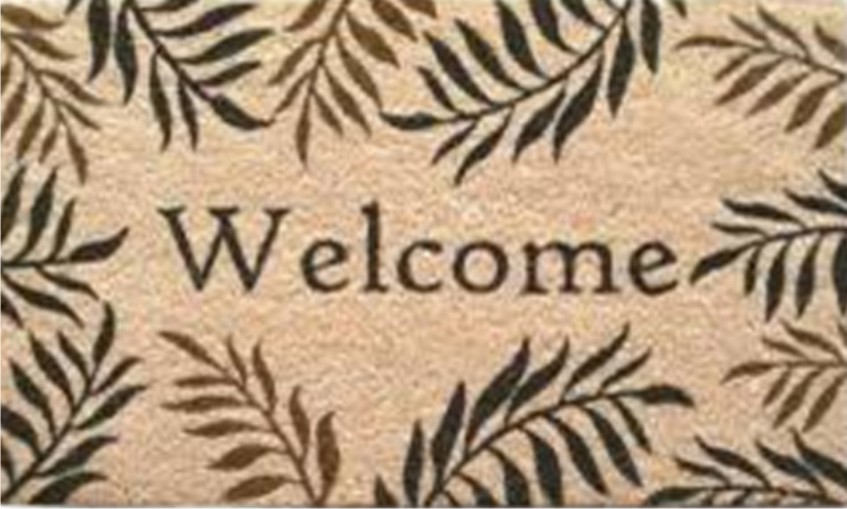 12072 Fern Welcome Doormat