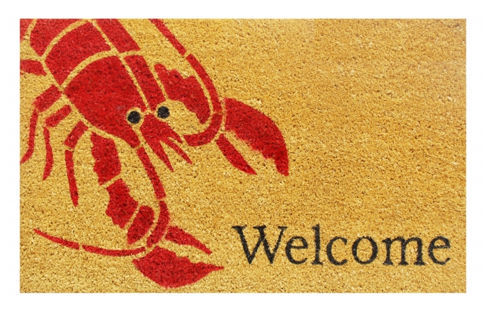 Home & More 12083 17" Lobster Doormat - 100% Coir And Vinyl