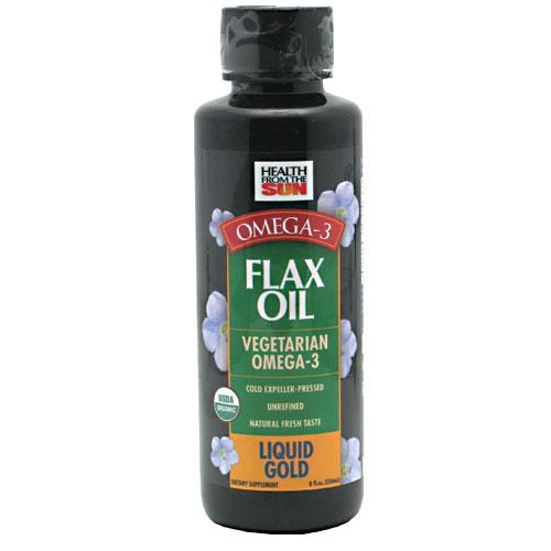 Health From The Sun 900010 8oz Omega3 Flax Oil Liquid Gold