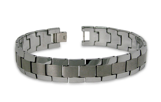 B10046 8.5" Tungsten Mens Bracelet