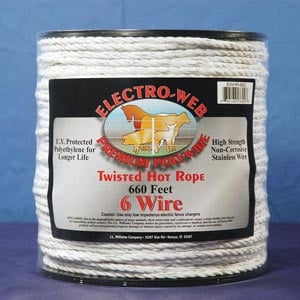 Ewhr-660 .25 In. Hot Rope White 660 Ft. Roll