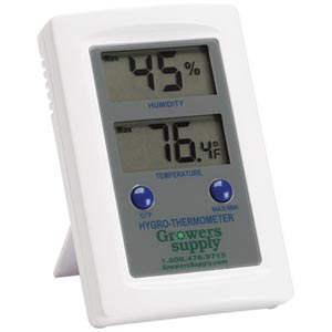 102447g Growers Supply Mini Digital Temperature And Humidity Meter