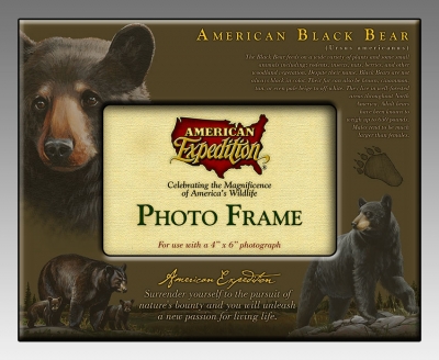 American Expedition FRAM101 PHOTO FRAME  BLACK BEAR