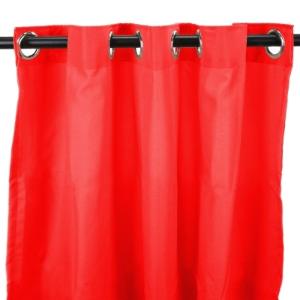 3voc5484-1326q 544 In. X 84 In. Outdoor Curtain - Solid Red