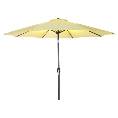 Us904l-canary 9 In. Canary Steel Market Umbrella - Yellow