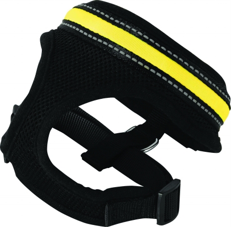 4973 Harness Black-yellow Medium Up To 13.5 In.