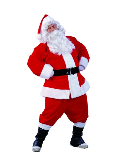 82006 Santa Claus Suit Nylon Velvet Costume