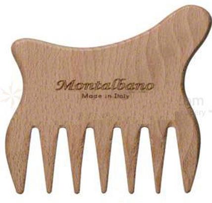 1004-m 4'' Montalbano Wood Comb Pick