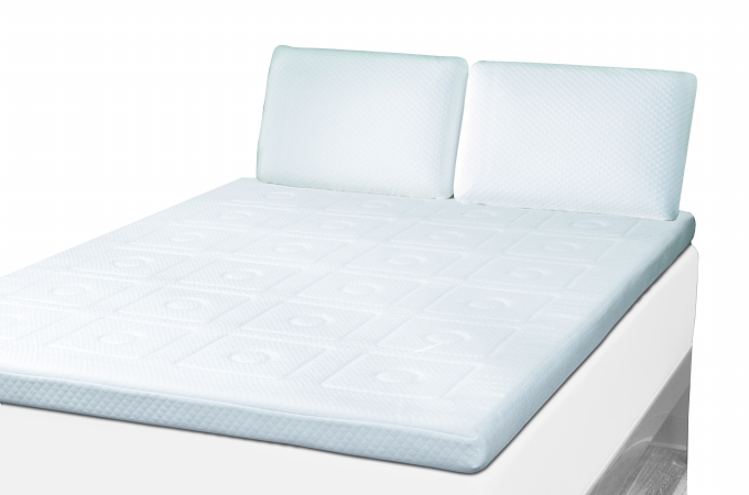 Sensorpedic Luxury Euro Style Memory Foam King Mattress Topper Bedding