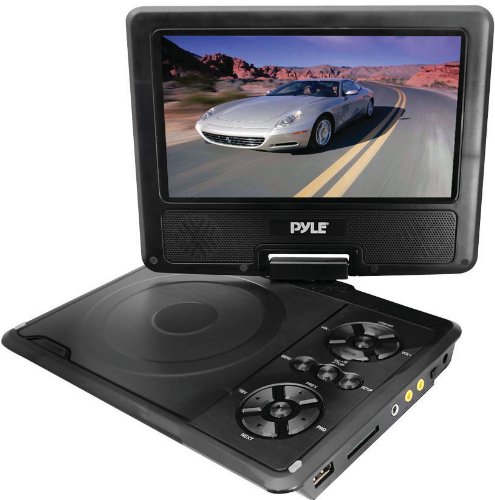 SOUND AROUND-PYLE INDUSTRIES PDH7 7 in. Portable TFT-LCD Monitor with Built-In DVD Player MP3-MP4-USB SD Card Slot