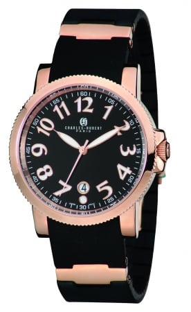 3892-rg Mens Rose Gold-plated Stainless Steel Quartz Watch