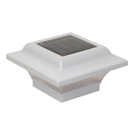 Sl082w 2.5x2.5 White Aluminum Imperial Solar Post Cap