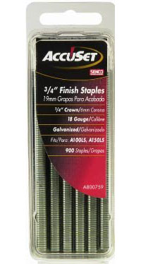 Carlson Systems Caa800759 .75 In. Length .25 In. Crown 18 Gauge Galvanized Staple