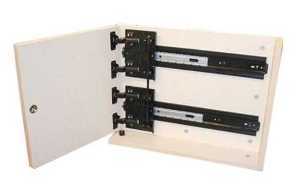 Knape & Vogt Kv8091 34m .75 Overlay Hardware Pack To Hang 1 Door