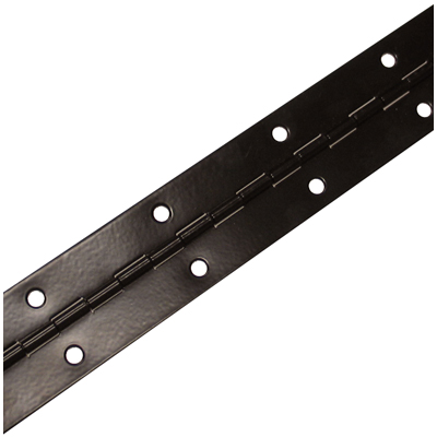 Larsen & Shaw Ls1119e04 Blk 1-.50in.x72 In. Power Coated Hinge - Black