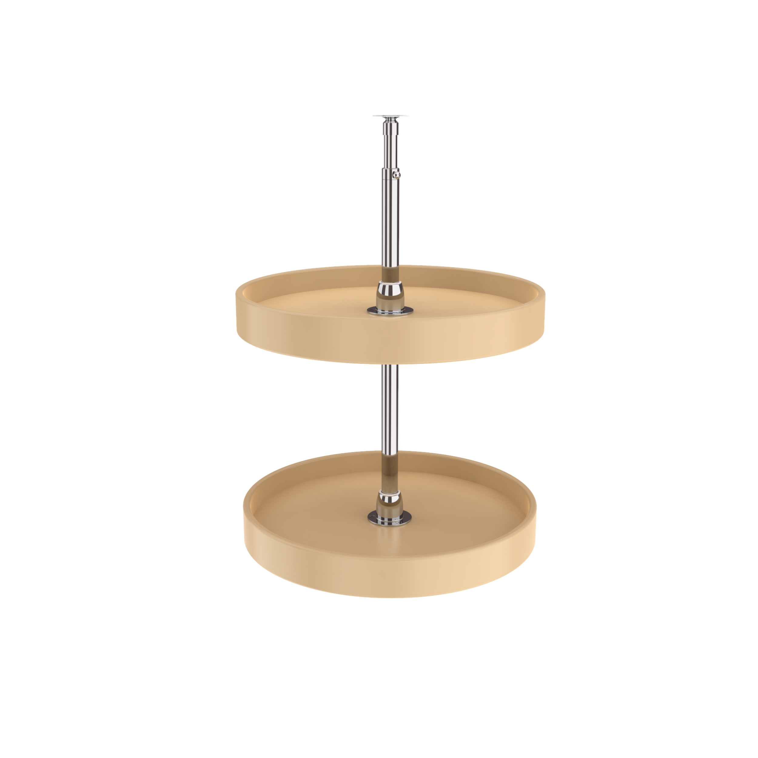 Rev A Shelf Rs6072.18.15.52 18 In. Premiere Full Round Susan Set - Almond Rev A Shelf Rs6072.18.15.52 18 In. Premiere Full Round Susan Set - Almond
