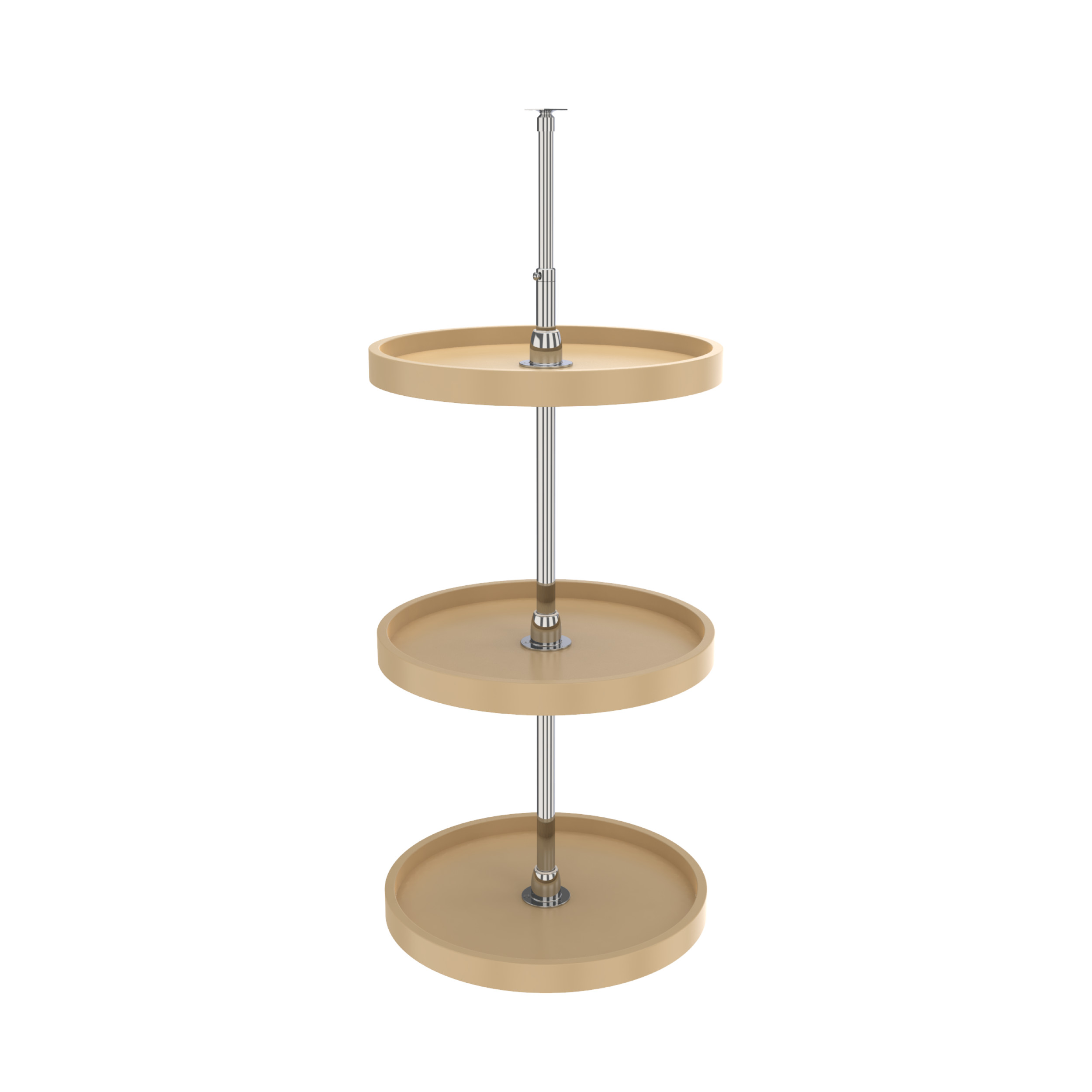 Rev A Shelf Rs6073.18.15.536 18 In. Premiere Full Round Susan 3 Shelf Set - Almond Rev A Shelf Rs6073.18.15.536 18 In. Premiere Full Round Susan 3 Shelf Set - Almond
