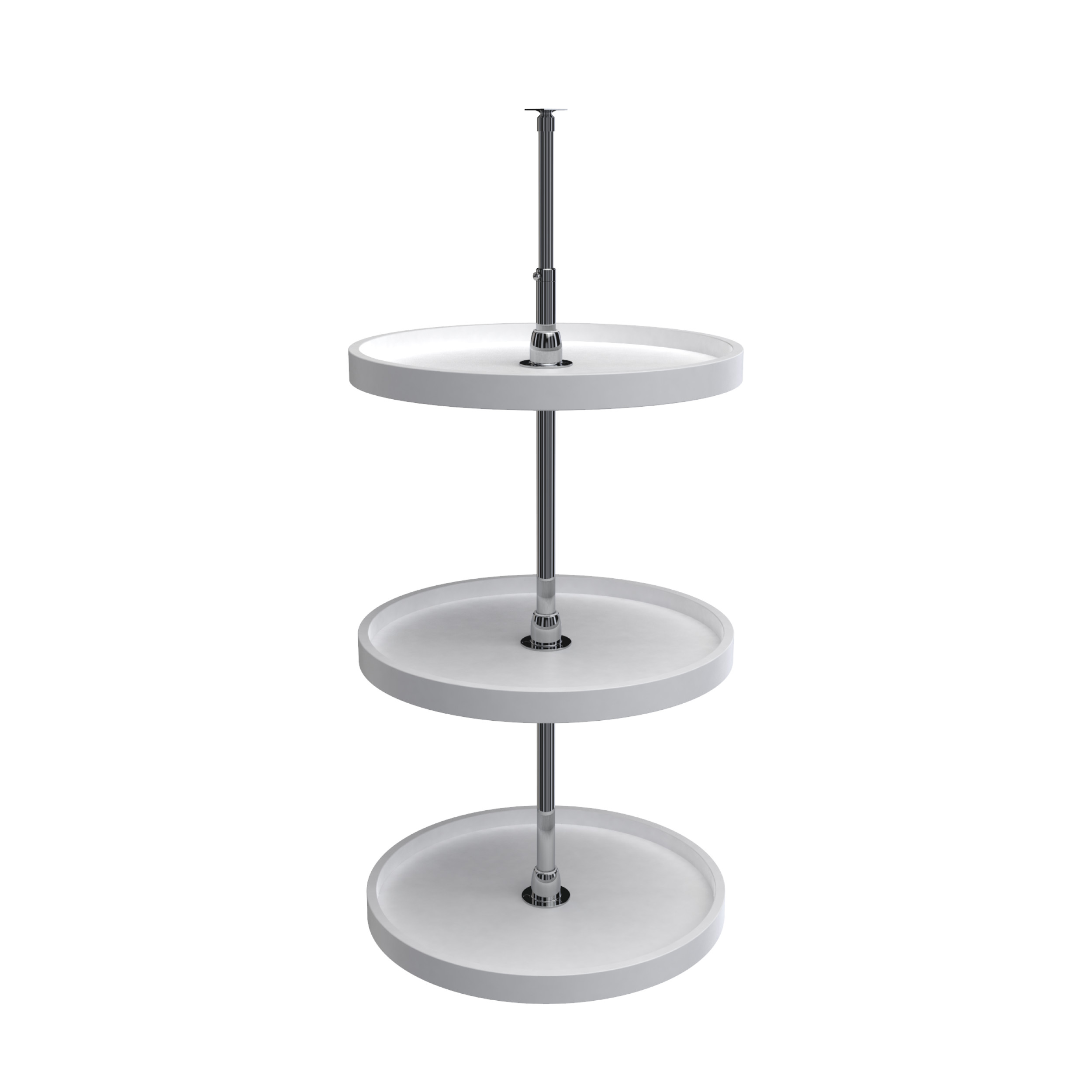 Rev A Shelf Rs6073.20.11.536 20 In. Premiere Full Round Susan 3 Shelf Set - White Rev A Shelf Rs6073.20.11.536 20 In. Premiere Full Round Susan 3 Shelf Set - White