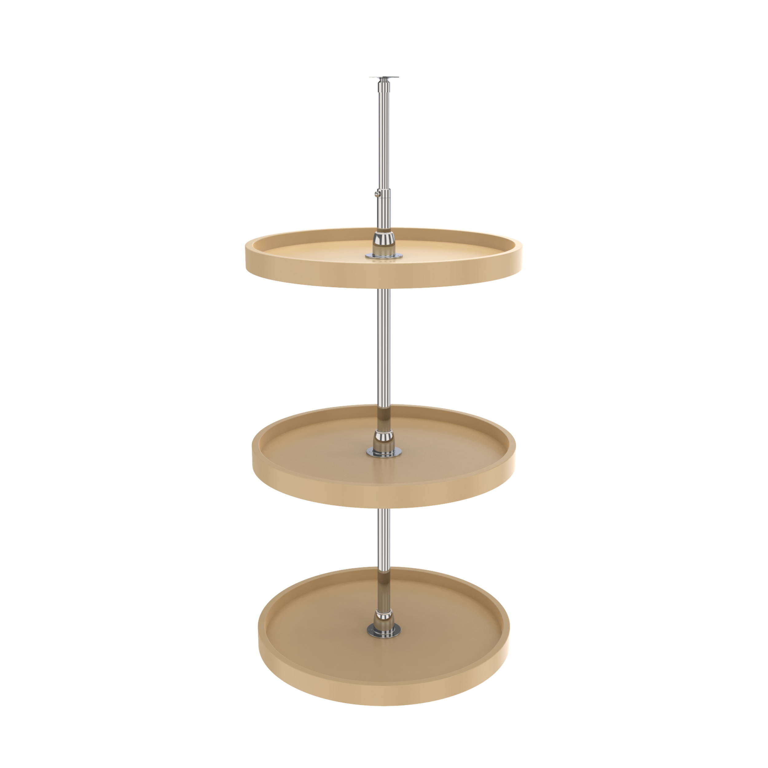 Rev A Shelf Rs6073.20.15.536 20 In. Premiere Full Round Susan 3 Shelf Set - Almond Rev A Shelf Rs6073.20.15.536 20 In. Premiere Full Round Susan 3 Shelf Set - Almond