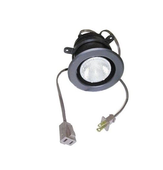 Sl2020.3231 50w Halogen Ring Mount Can Light No Switch - Black