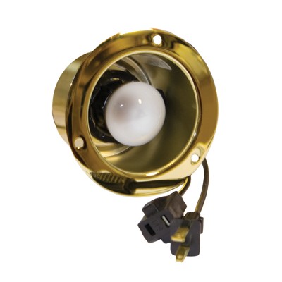 Sl2020.2232 40w Can Flange Frost Noswitch - Polished Brass