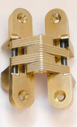 Ss0208 4 1 In. Hinge Invisible Concealed - Satin Brass