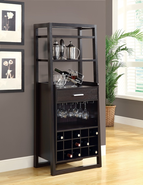 Cappuccino 60 In. Ladder Style Bar Unit