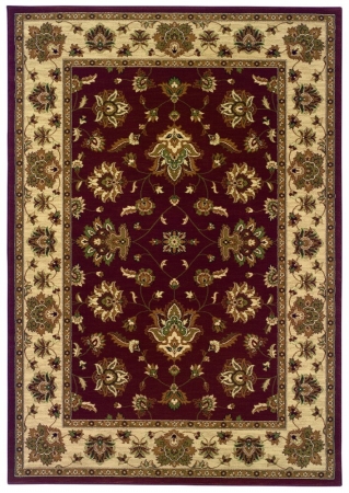 Oriental Weavers Ariana 623v3 6x9 Rectangle - Red/ Ivory-polypropylene