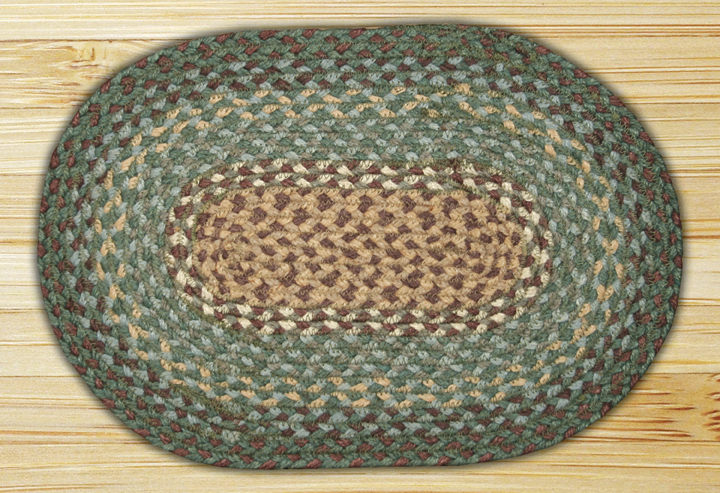 Capitol Importing 00-013 Dark Green - 10 In. X 15 In. Oval Swatch