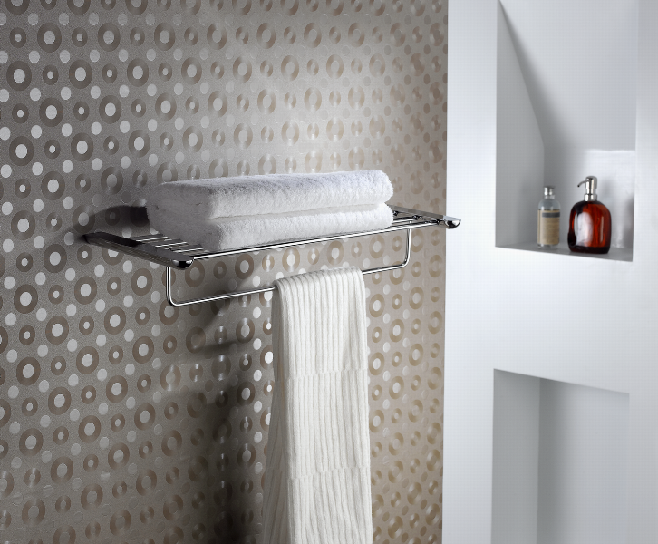 UPC 609224223952 product image for Dawn Kitchen & Bath 95010202C Double Bath Towel Shelf - Chrome | upcitemdb.com