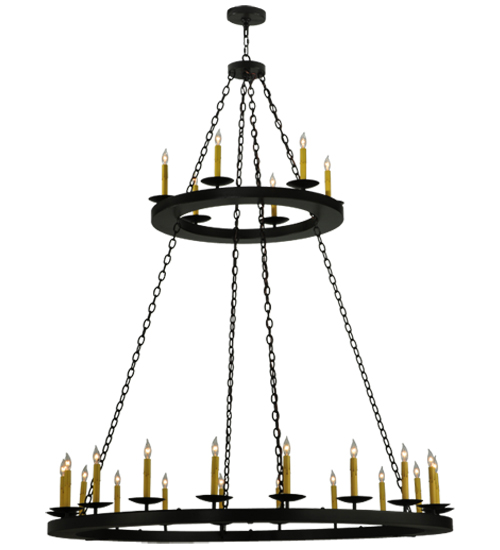 133121 61 In. W Loxley 24 Light Two Tier Chandelier