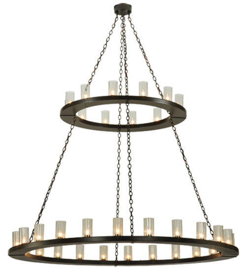 134640 72 In. W Loxley 36 Light Two Tier Chandelier