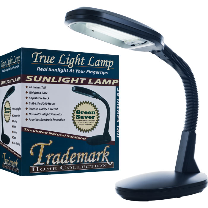 Trademark Home Collectiont 72-0893 Trademark Homet Deluxe Black Sunlight Desk Lamp