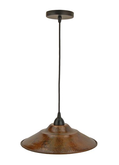 L400db 3 In. Pendant Light Hand Hammered Copper