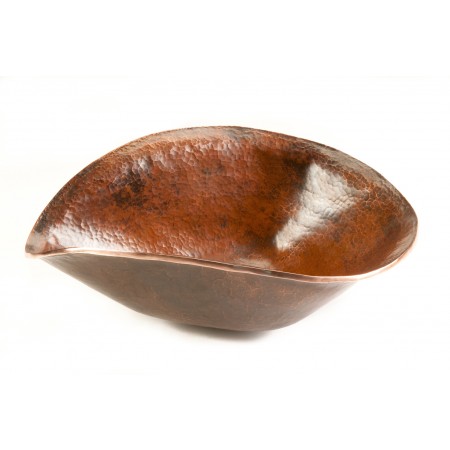 Pvshell17 Free Form Hand Forged Old World Copper Vessel Sink