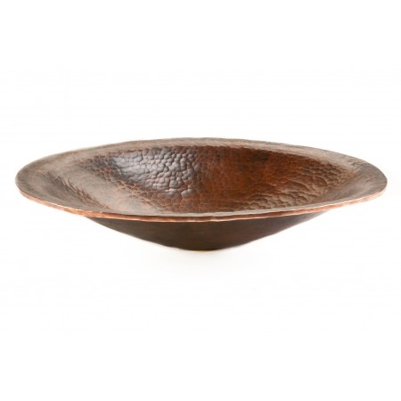 Pvoval20 Oval Hand Forged Old World Copper Vessel Sink
