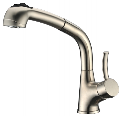 Dawn Kitchen & Bath Ab50 3702bn Single-lever Pull-out Spray Kitchen Faucet - Brushed Nickel