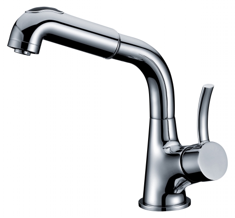 Dawn Kitchen & Bath Ab50 3703c Single-lever Pull-out Spray Kitchen Faucet - Chrome