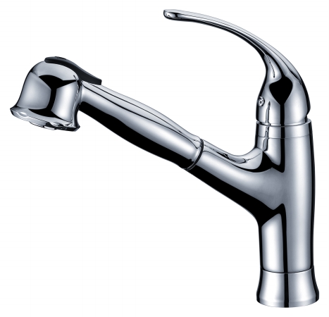 Dawn Kitchen & Bath Ab50 3708c Single-lever Pull-out Spray Kitchen Faucet - Chrome