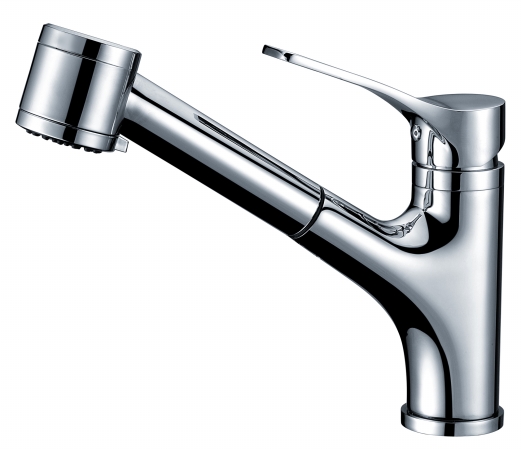 Dawn Kitchen & Bath Ab50 3709c Single-lever Pull-out Spray Kitchen Faucet - Chrome
