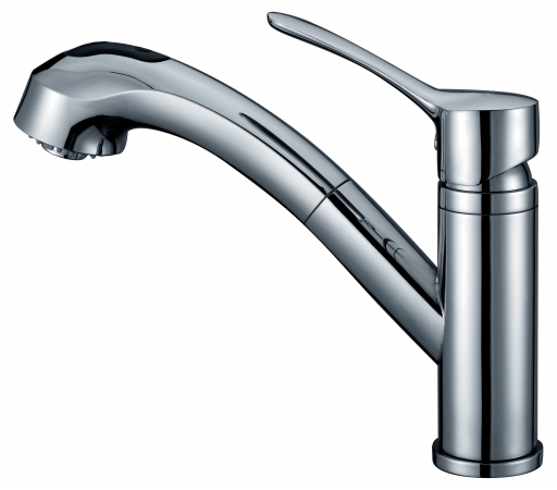 Dawn Kitchen & Bath Ab50 3711c Single-lever Pull-out Spray Kitchen Faucet - Chrome
