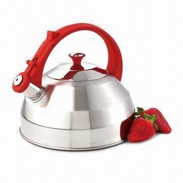 72225 Steppes 2.8 Qt Stainless Steel With Red Handle And Knob