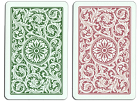 Gcop-103 Copag 1546 Poker Green-burgundy Jumbo
