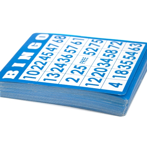 Gbin-202 50 Pack Of Bingo Cards With Unique Numbers
